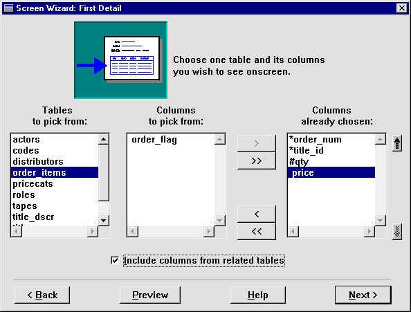 Implementing Selection Screens (Getting Started-2-Tier)