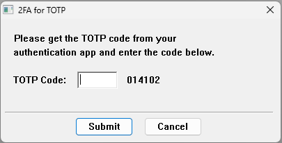 [screenshot of totpauth]